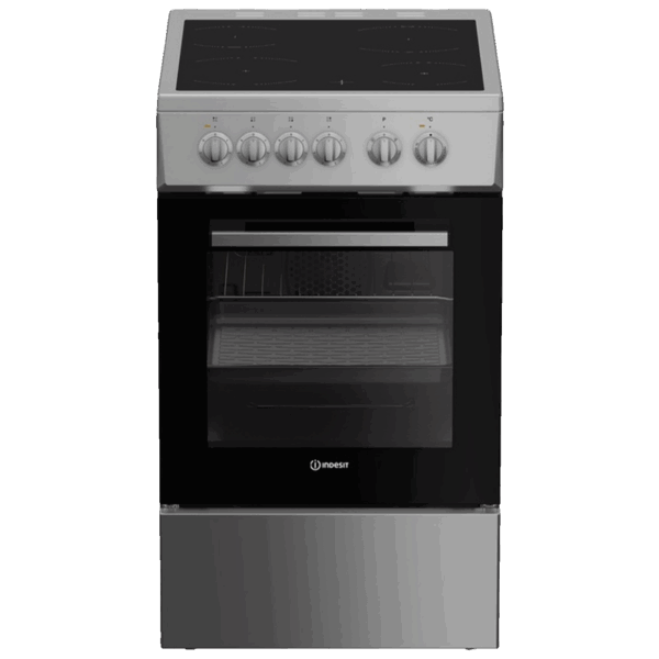 Indesit Štednjak 4 staklokeramičke ringle, pećnica 55 lit., 50cm, A - I5V5KMS Indesit Štednjak 4 staklokeramičke ringle, pećnica 55 lit., 50cm, A - I5V5KMS