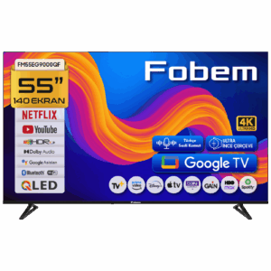 Fobem Televizor Smart QLED 1000Hz 4K UltraHD 55", Google TV - FM55EG9000QF Fobem Televizor Smart QLED 1000Hz 4K UltraHD 55", Google TV - FM55EG9000QF