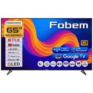 Fobem Televizor Smart QLED 1000Hz 4K UltraHD 65", Google TV - FM65EG9000QF Fobem Televizor Smart QLED 1000Hz 4K UltraHD 65", Google TV - FM65EG9000QF