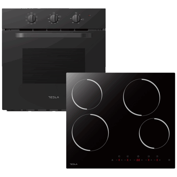 Tesla Set ugradbena pećnica /ploča, BO302MB+HV6401MB
