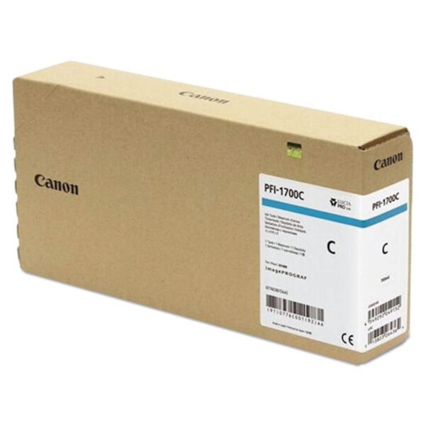 Tinta CANON PFI-1700 Cyan Tinta CANON PFI-1700 Cyan