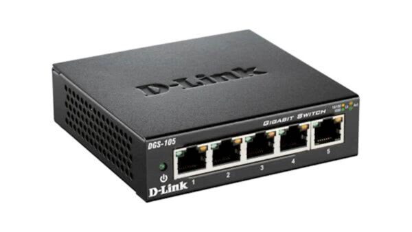 Switch DLINK 5-Port Gigabit Unmanaged Metalni Switch DLINK 5-Port Gigabit Unmanaged Metalni