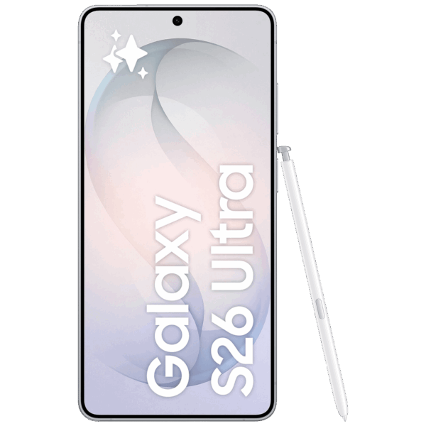 Samsung Smartphone 6.8", 5G, Octa Core 7.74GHz, RAM 12GB, 200Mpixel - Galaxy S26 Ultra 12GB/256GB White