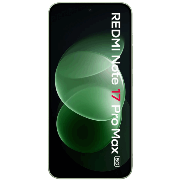 Xiaomi Smartphone 6.83", Octa Core 2.6GHz, RAM 8GB, 50Mpixel - Redmi Note 17 Pro Max 8/512GB Green Xiaomi Smartphone 6.83", Octa Core 2.6GHz, RAM 8GB, 50Mpixel - Redmi Note 17 Pro Max 8/512GB Green