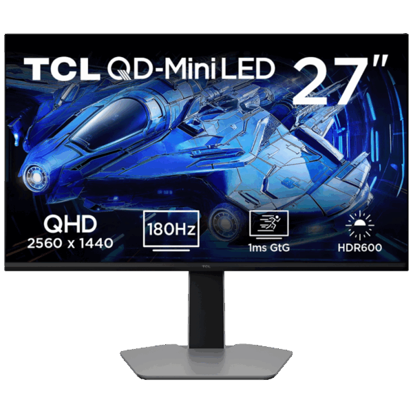 TCL Monitor 27", QD-Mini LED, QHD, HDMI, DisplayPort - 27G64 TCL Monitor 27", QD-Mini LED, QHD, HDMI, DisplayPort - 27G64